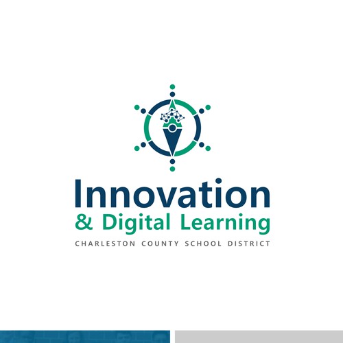 Jade logo with the title 'Simple logo concept for CCSD Innovation & Digital Learning'