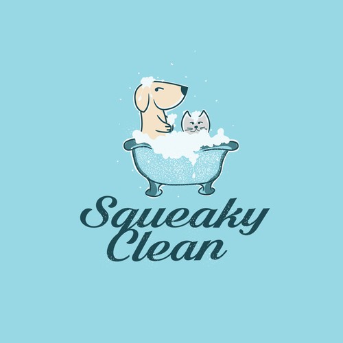 Special logo with the title 'Squeaky Clean'
