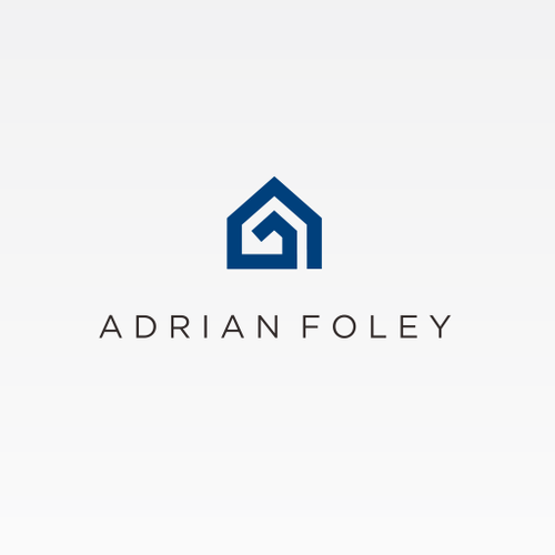 Real estate logo with the title 'Adrian Foley Logo'