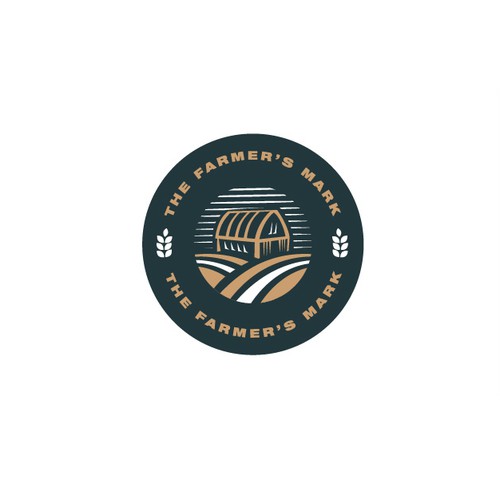 Circle design with the title 'A Contemporary Emblem for Baverage Brand'