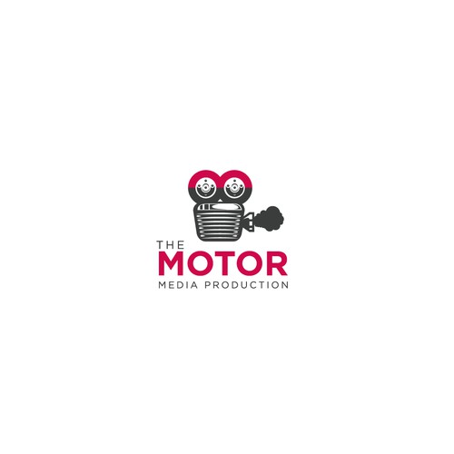 Engine design with the title 'Motor Media'