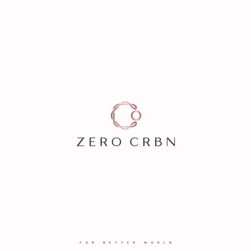 Carbon design with the title 'Elegant Logo for Zero Crbn'