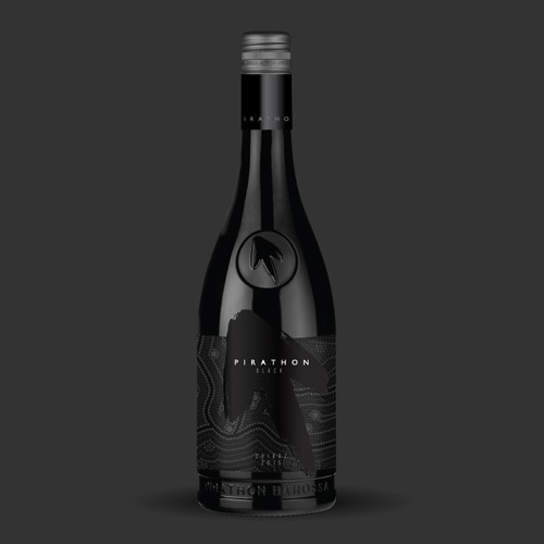 Australia label with the title 'Wine label design'