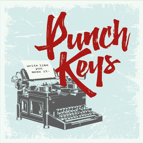 Writing logo with the title 'Logo for Podcast about serious writing ....1'