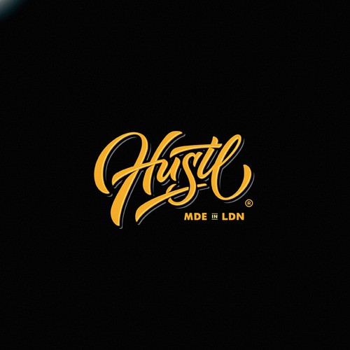Logo with the title 'Hustl'