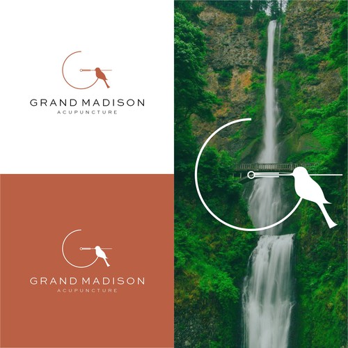 Acupuncture logo with the title 'Grand Madison Acupuncture'