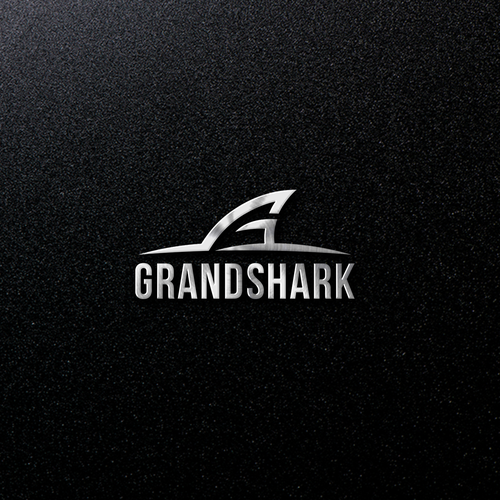 Fin design with the title 'Brand Logo for jacket and apparel'