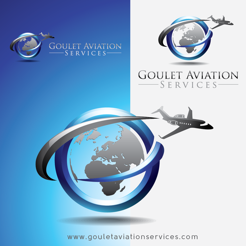 Aviation logo with the title 'goulet aviation'