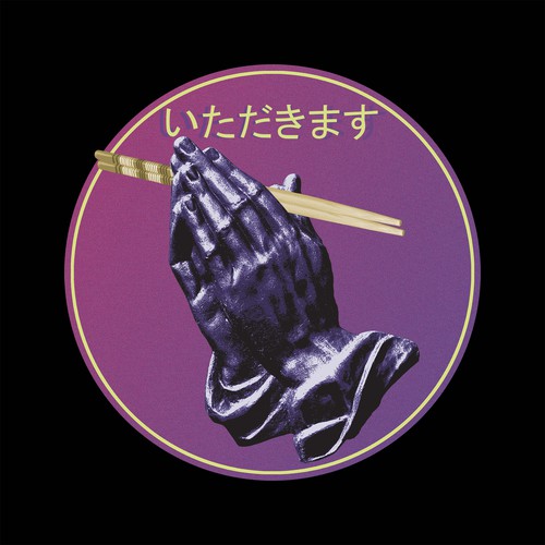 Japanese t-shirt with the title 'Vaporwave T-shirt design'