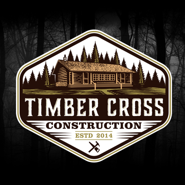 Lodge logo with the title 'Timber Cross'
