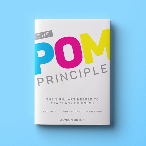 Typography book cover with the title 'The POM Principle - Version 3'