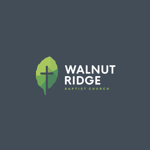 Cross design with the title 'Logo for Walnut Ridge Baptist Church'