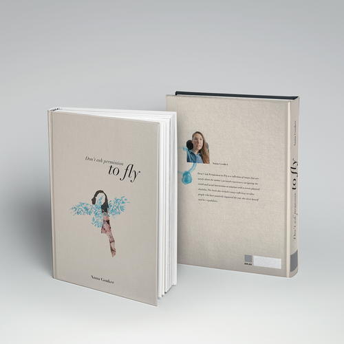 Collage book cover with the title 'Book Cover and Illustration'