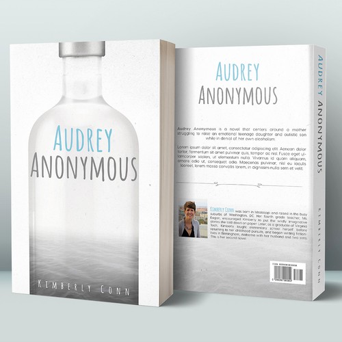 Minimal book cover with the title 'Audrey Anonymous'