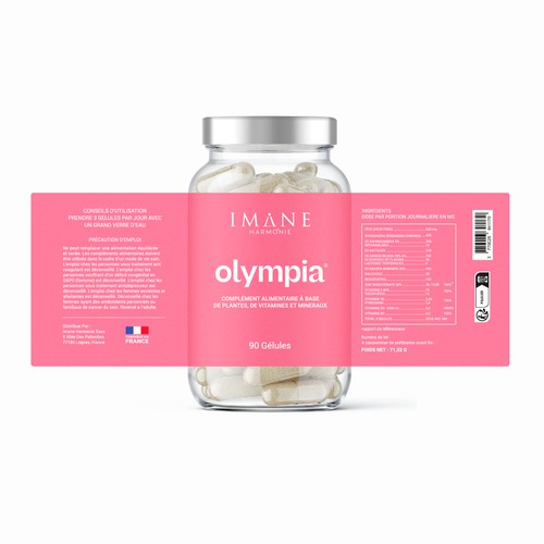 Pills packaging with the title 'Vitamins for women health '