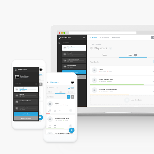 Admin design with the title 'Educational Dashboard'
