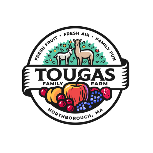 Farm t-shirt with the title 'Tougas Family Farm'