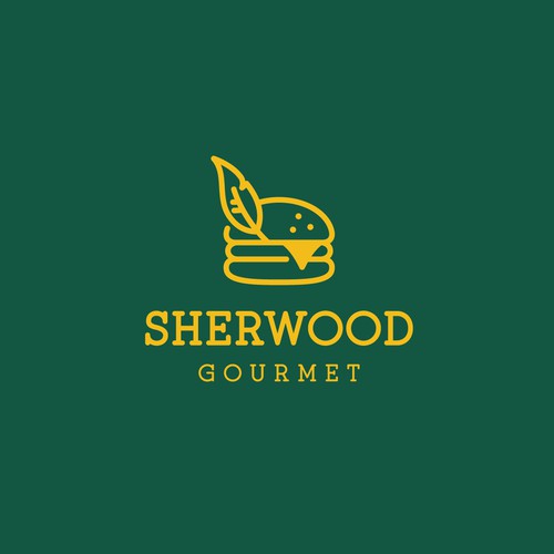 Gourmet logo with the title 'Creative logo for Sherwood Gourmet'