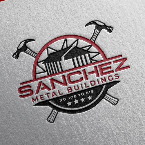 Best logo with the title 'Sanchez Metal Buildings'