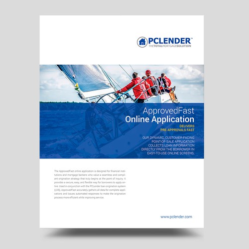 Minimal design with the title 'Clean Minimal Brochure'