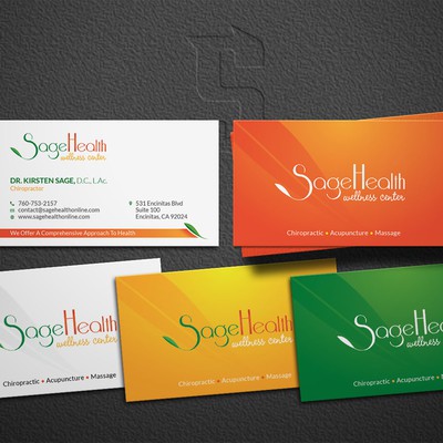 Card designed for SageHealth