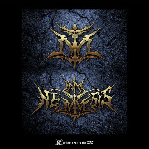 Copper logo with the title 'melodic death meta band'