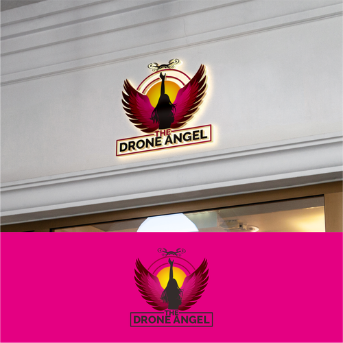 Swing logo with the title 'The Drone Angel'