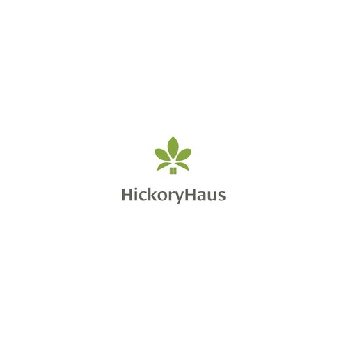 Household logo with the title 'Concept for HickoryHaus, a home products company'