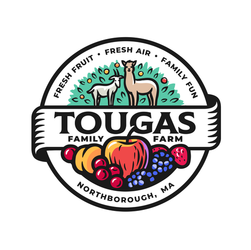 Farm t-shirt with the title 'Tougas Family Farm'