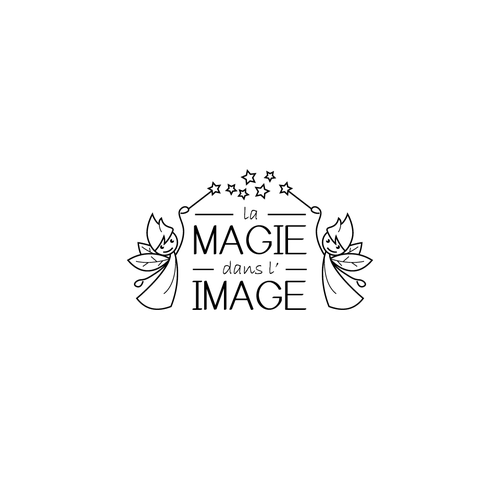 Elf logo with the title 'Logo concept for La Magie Dans'l Image'