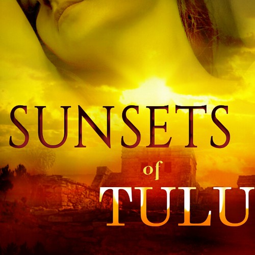 Beach book cover with the title 'Romantic Tragedy Book Cover Design'