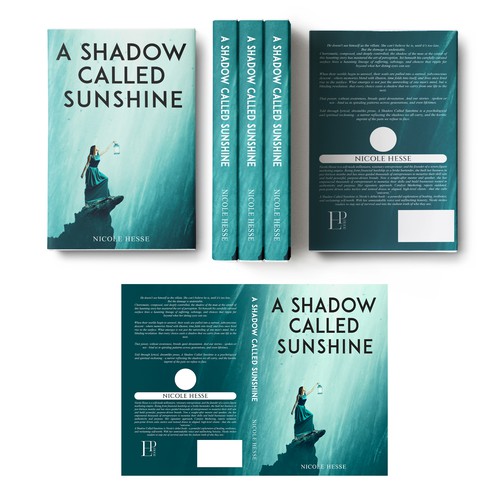 Sunshine design with the title 'Soulful artistic cover for women’s fiction book'