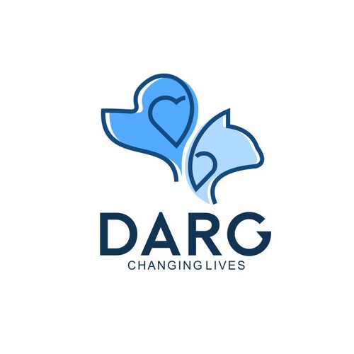 Save design with the title 'Cat And Dog Saver Logo'