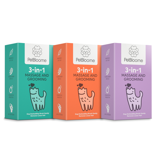 Pet food packaging with the title 'Packaging design for pet product'