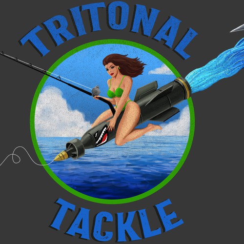 Fishing t-shirt with the title 'Tritonal T-Shirt'