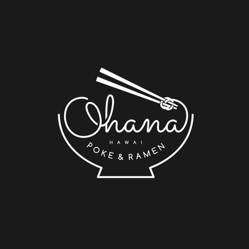 Hawaii logo with the title 'Restaurant logo design'