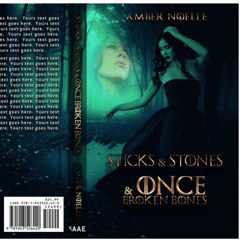 Forest book cover with the title 'Book cover'