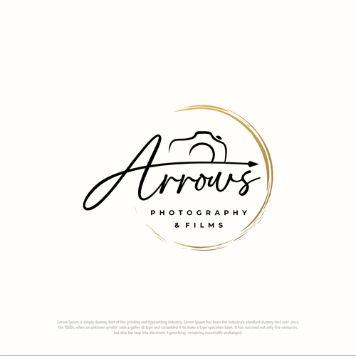 Videography logo with the title 'Arrows Photography & Film'