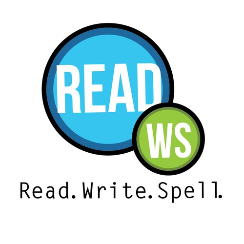 Library logo with the title 'Read WS Logo Design'