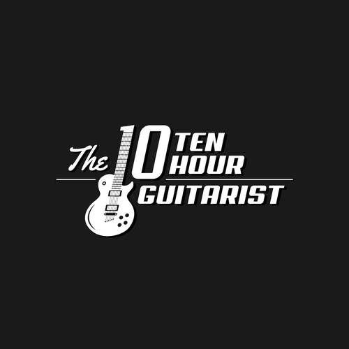 rock guitarist logo