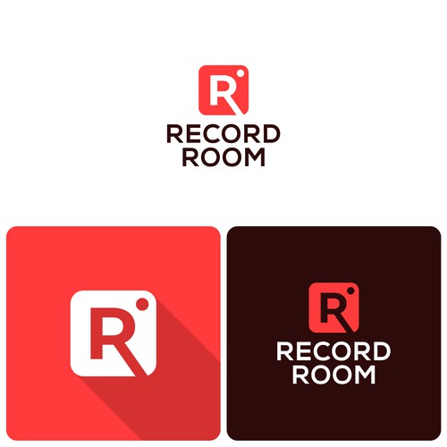 Room design with the title 'Original logo for podcast recording studio's'