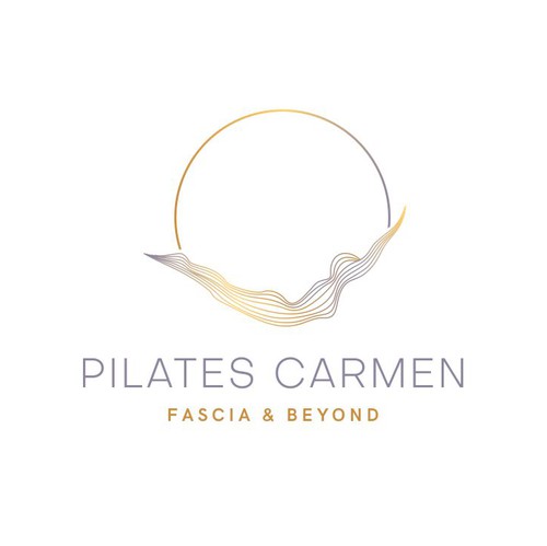 Wave logo with the title 'Pilates logo portraying movement'