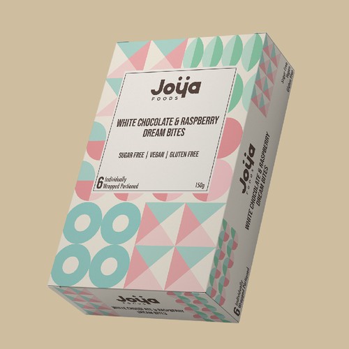 Vector packaging with the title 'Packaging Design for Dream bites'