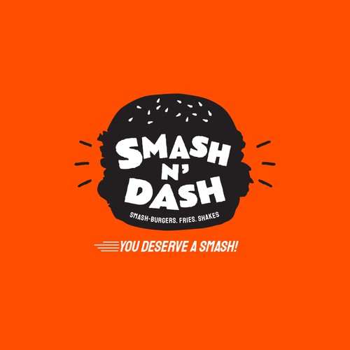 Mcdonalds logo with the title 'Smash N' Dash'