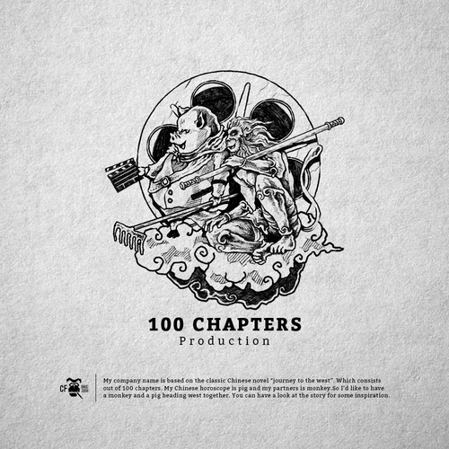 Monkey logo with the title '100 Chapters'