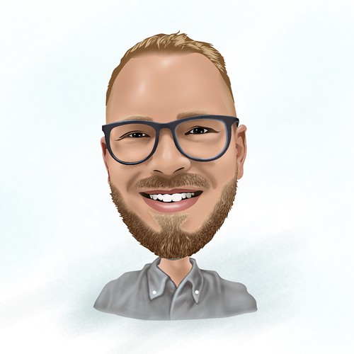 Caricature artwork with the title 'caricature'