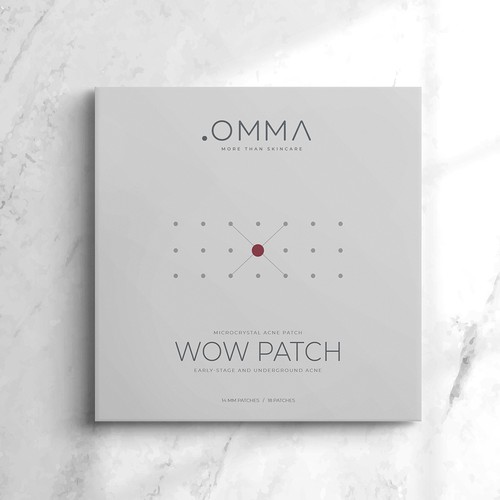 Path design with the title 'Minimalist packaging for cosmetics brand'