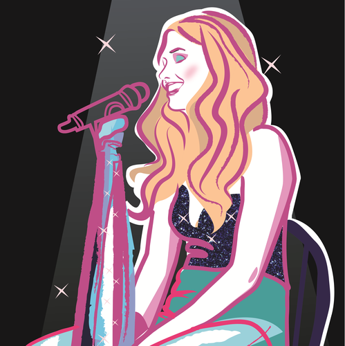 Media design with the title 'Illustraton - Brooke Lee'