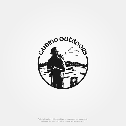 Travel brand with the title 'Camino Outdoors'