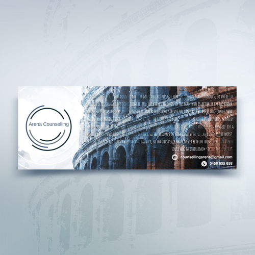 Arena design with the title 'Arena Counselling'